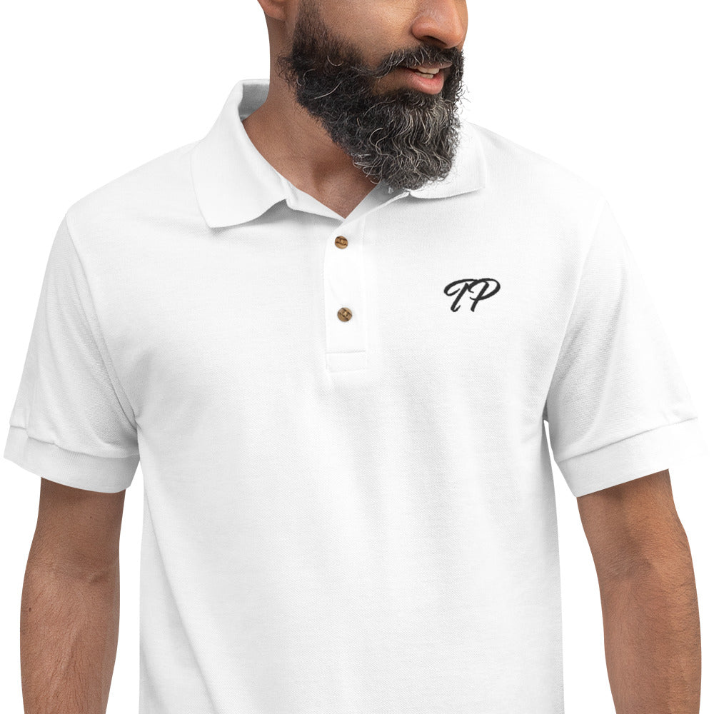 "TP" Embroidered Polo Shirt