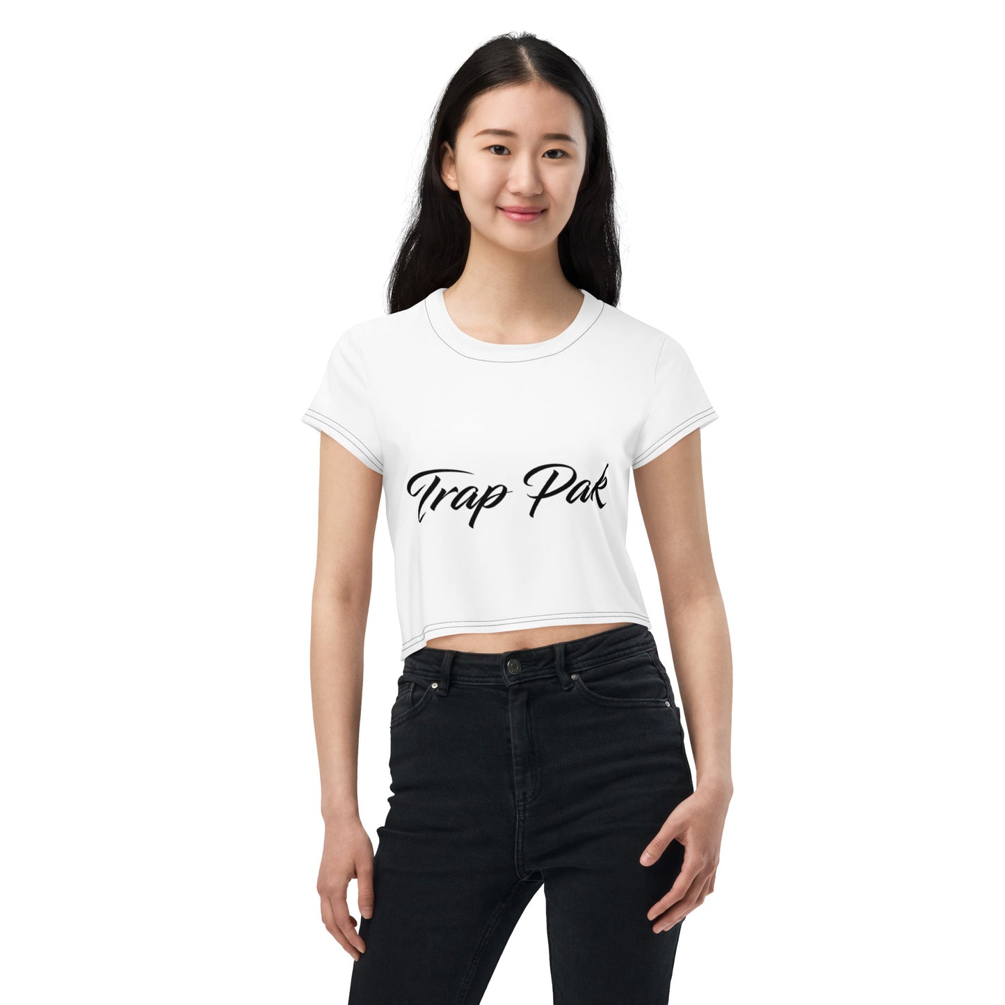 Signature Crop Tee (White)