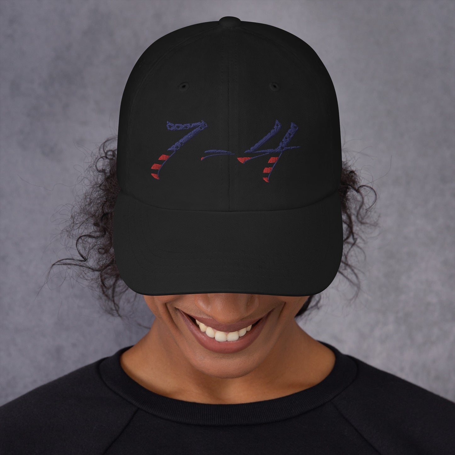 Red White & Blue 7-4 Dad hat