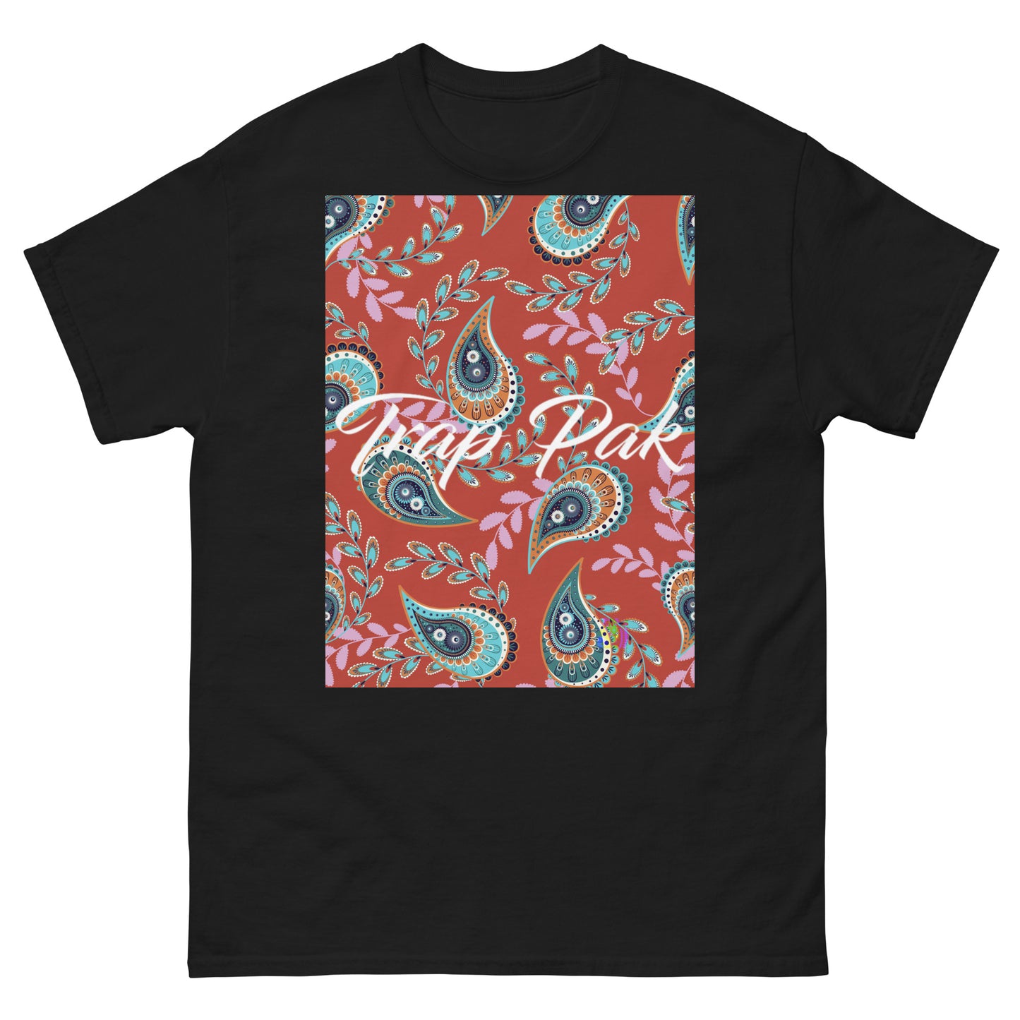 Paisley White tee