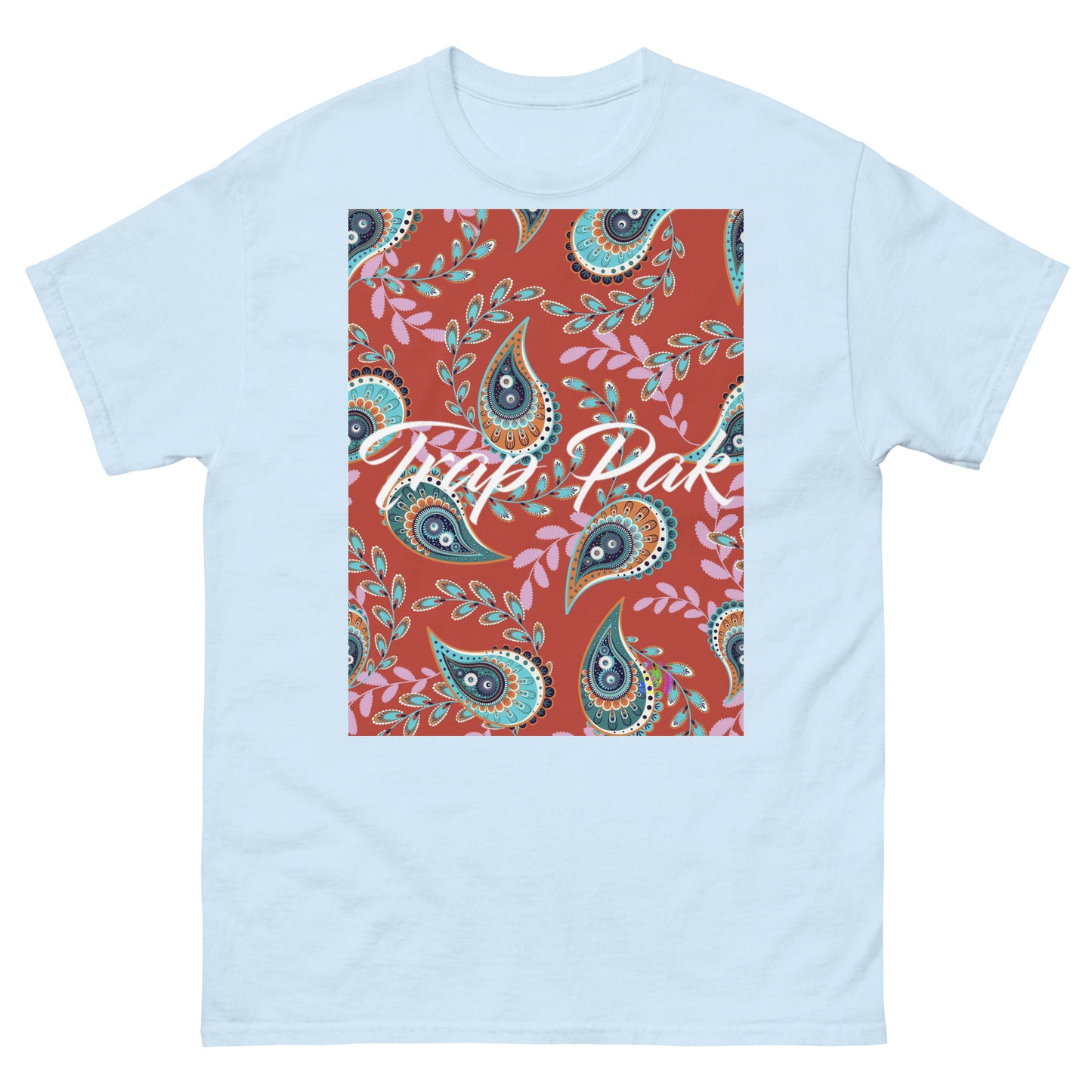 Paisley White tee