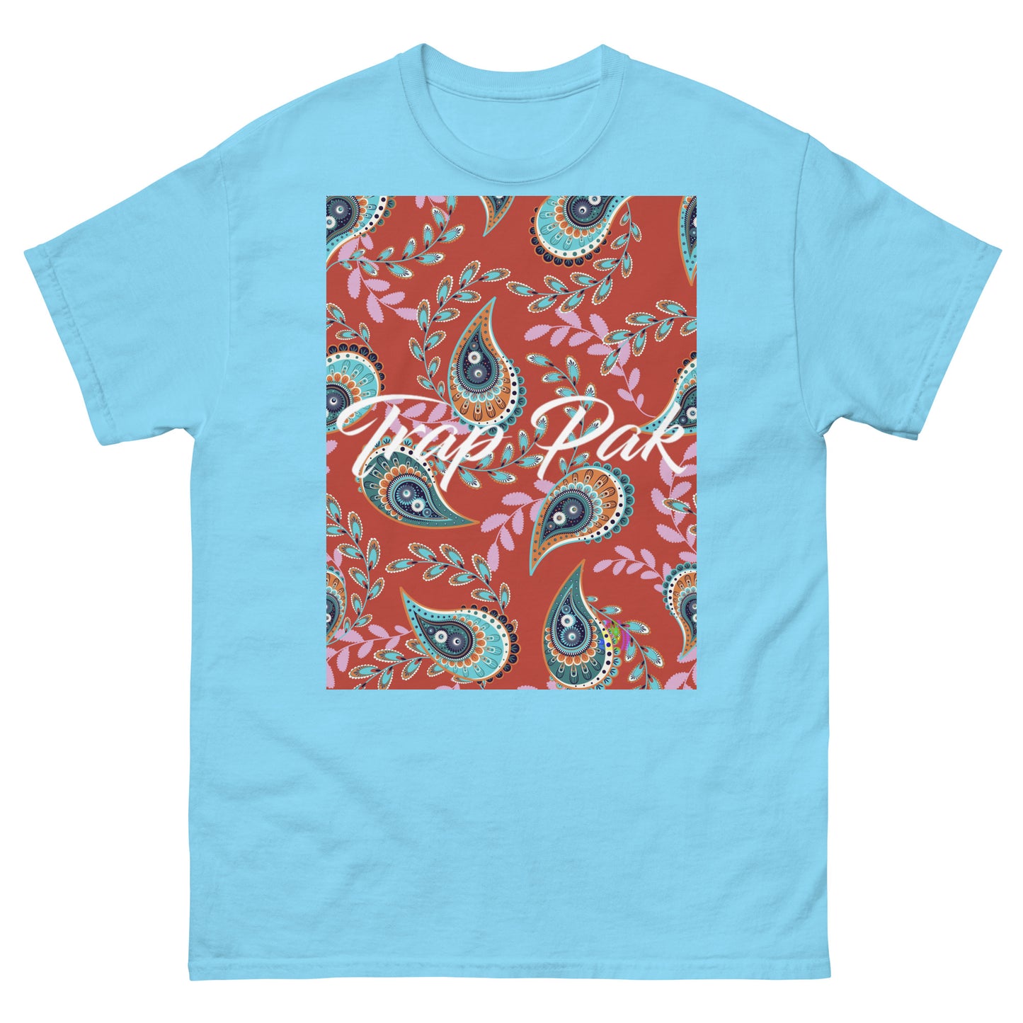 Paisley White tee