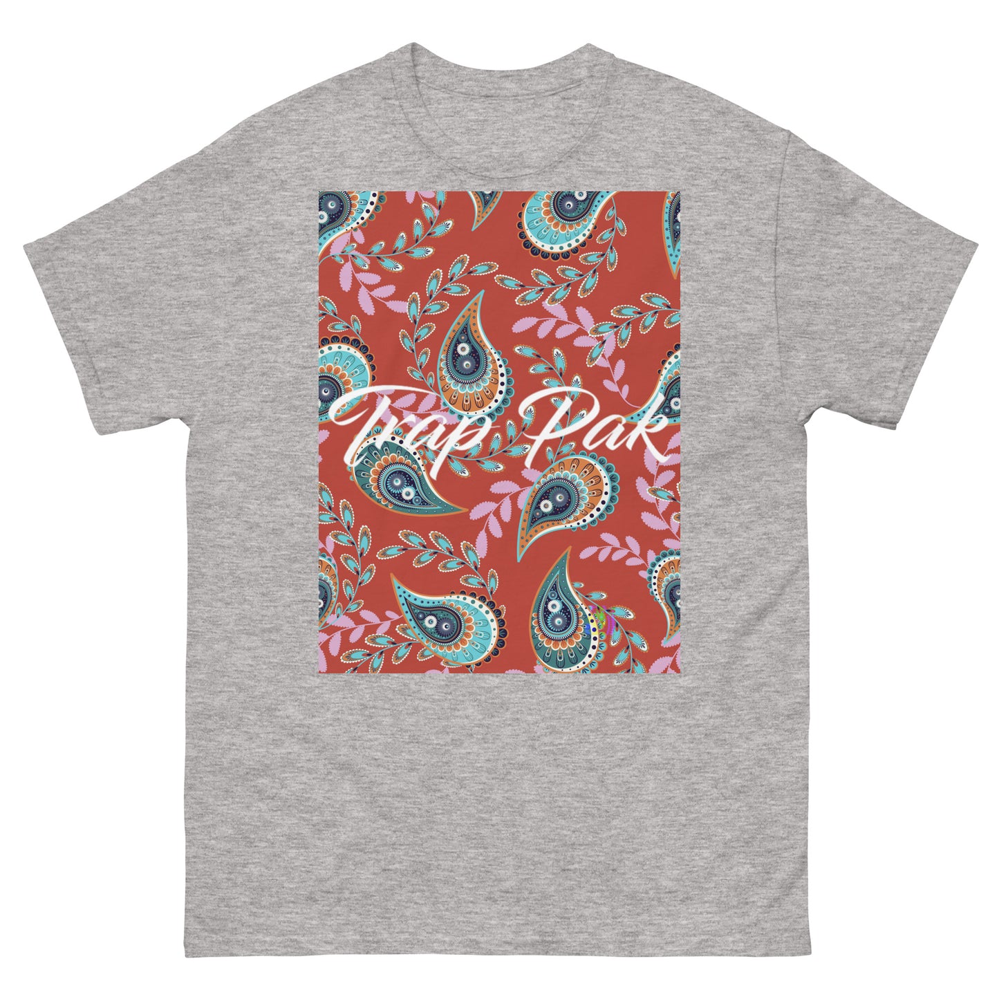 Paisley White tee