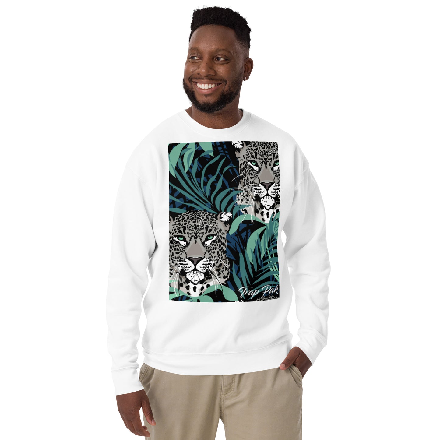 White Jungle Sweatshirt (Unisex)