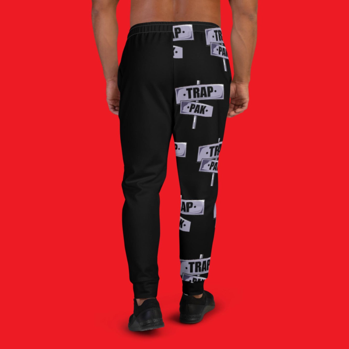 "Cross Sign" Joggers (Blk)