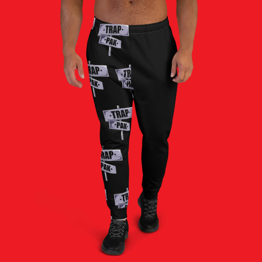 "Cross Sign" Joggers (Blk)