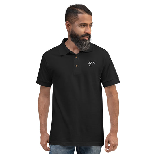 "TP" Embroidered Polo Shirt