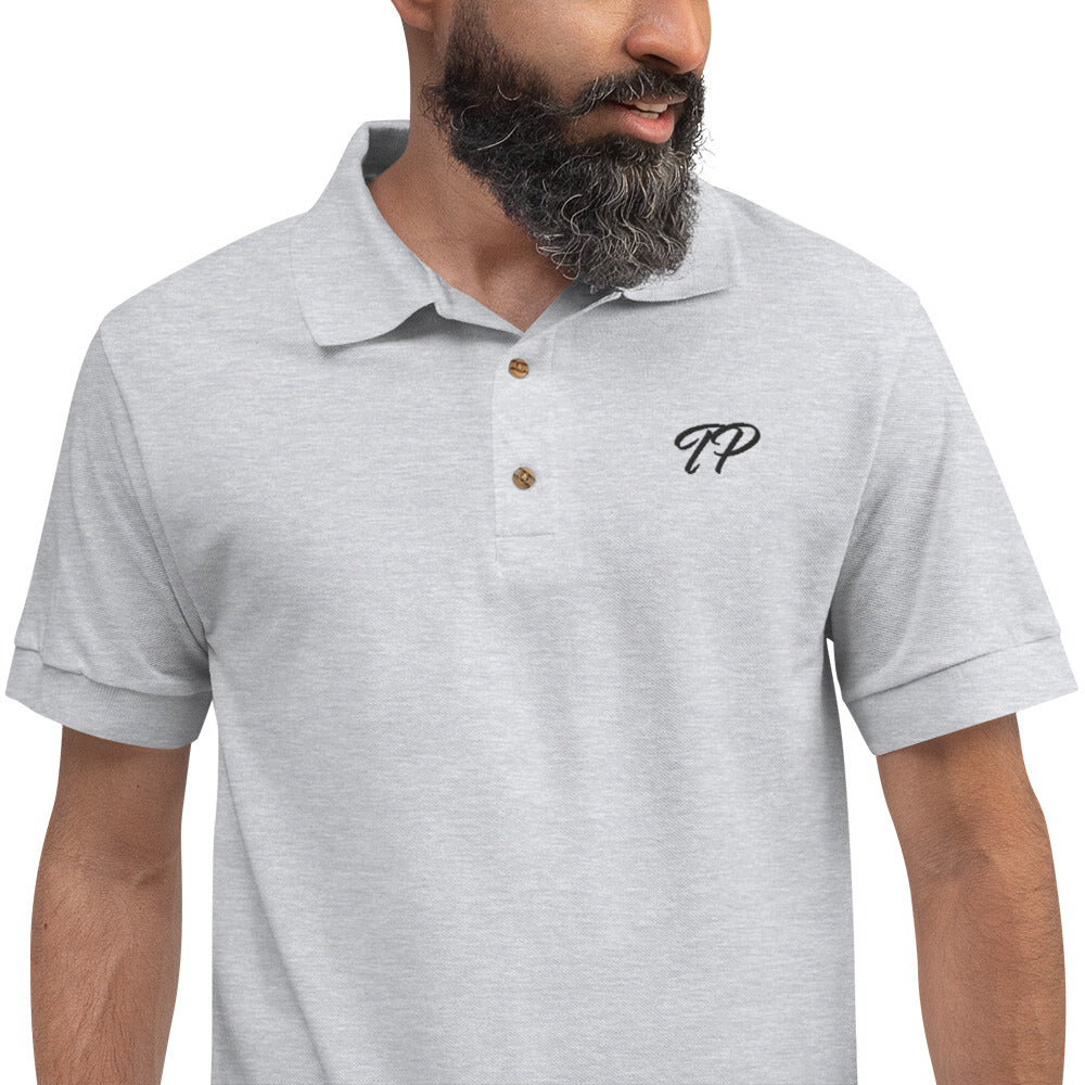 "TP" Embroidered Polo Shirt