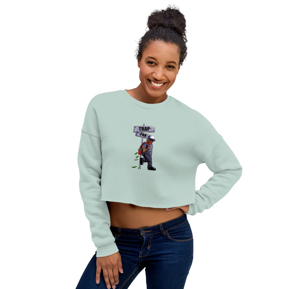 "Posted" Crop Sweatshirt