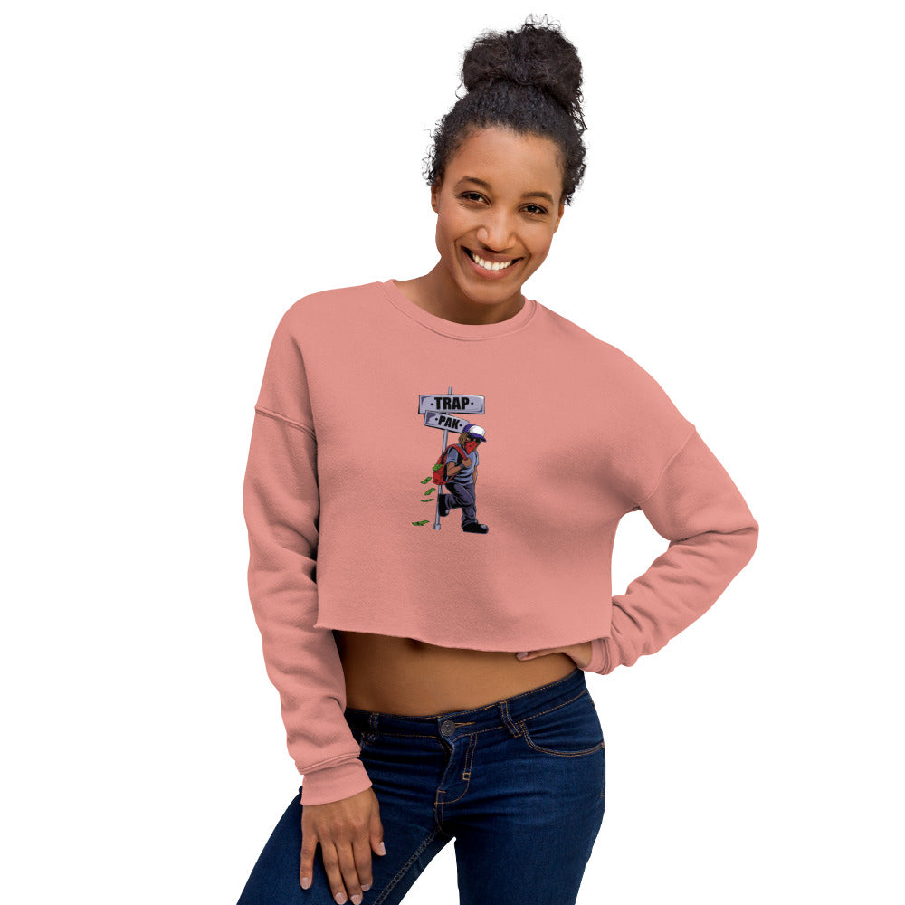 "Posted" Crop Sweatshirt